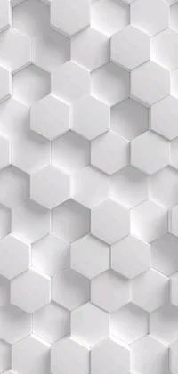 This live wallpaper is a modern and sleek design featuring white cubes floating in mid-air