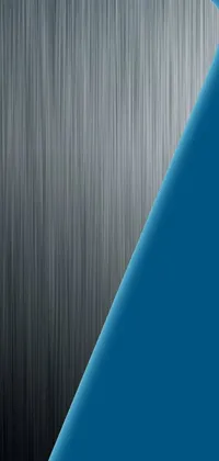 This sleek and modern phone live wallpaper features a close-up of a metal plate with a blue background