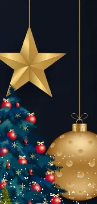 Indoor Christmas Christmas Tree Live Wallpaper