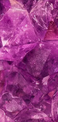 This stunning purple crystal phone live wallpaper will transport you to a world of tranquility and calmness