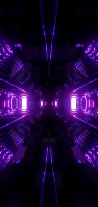 Indoor Purple Light Live Wallpaper