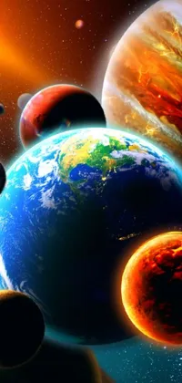 Indoor Screenshot Earth Live Wallpaper