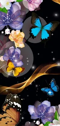 Insect Pollinator Blue Live Wallpaper