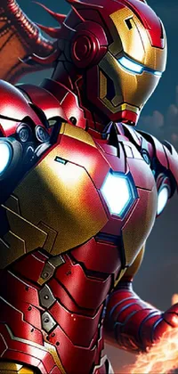 ironman cartoon wallpaper