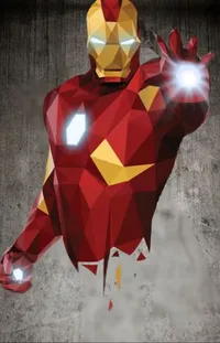 Iron Man Cartoon Gesture Live Wallpaper