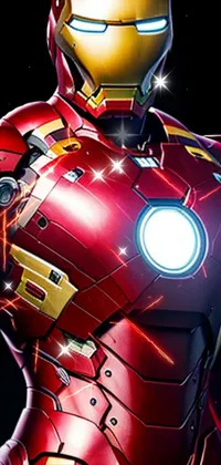 Iron Man Light Avengers Live Wallpaper