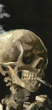 Jaw Bone Skull Live Wallpaper