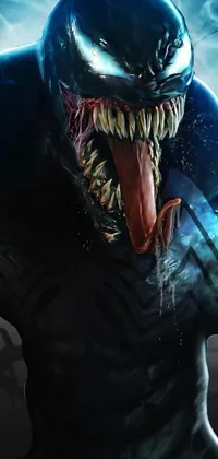 Get ready for an epic mobile wallpaper with a frightening and exhilarating close-up image of a terrifying figure
