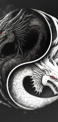 Jaw Mythical Creature Art Live Wallpaper