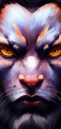 Jaw Painting Whiskers Live Wallpaper