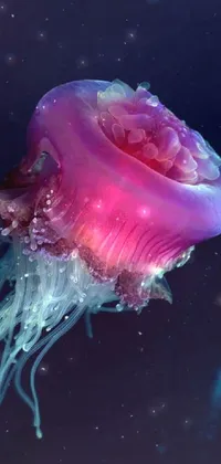 Jellyfish Bioluminescence Marine Invertebrates Live Wallpaper