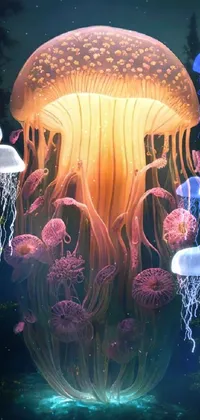 Jellyfish Light World Live Wallpaper