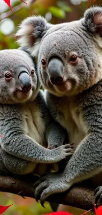 Koala Plant Organism Live Wallpaper