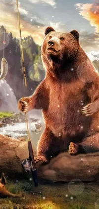 Kodiak Bear Brown Bear Grizzly Bear Live Wallpaper