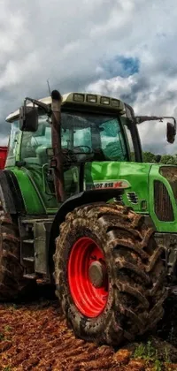 If you're a fan of agriculture and farming equipment, download this phone live wallpaper featuring a photorealistic tractor