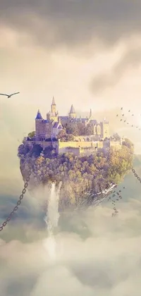 Get lost in a stunning world of fantasy with this breathtaking live wallpaper for your phone