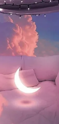 Enjoy a dreamlike feel with this animated live wallpaper