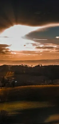 Landscape Cloud Sunrise Live Wallpaper