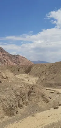 Immerse yourself in the mesmerizing beauty of the desert with this phone live wallpaper