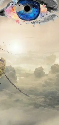 This stunning live wallpaper features a breathtaking depiction of a fantasy world