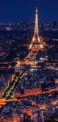 Experience the breathtaking beauty of Paris every time you unlock your phone with this stunning live wallpaper