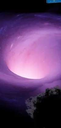Landscape Sky Purple Live Wallpaper