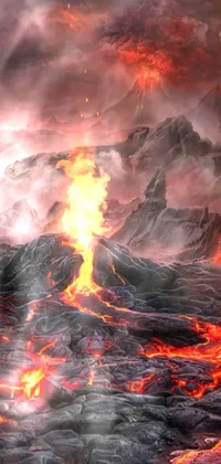 volcano Live Wallpaper