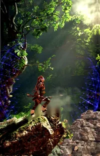 Leaf People In Nature Branch Live Wallpaper