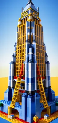 Lego Tower Block Urban Design Live Wallpaper