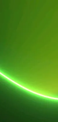 This phone live wallpaper features a close-up shot of a tennis racquet against a green concert light background
