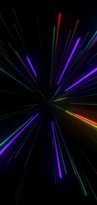 Colorful Light Streaks Live Wallpaper - free download