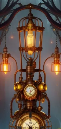 Light Amber Lighting Live Wallpaper