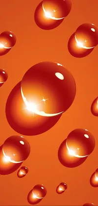 Light Amber Orange Live Wallpaper