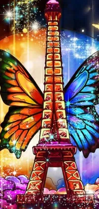 Light Art Butterfly Live Wallpaper