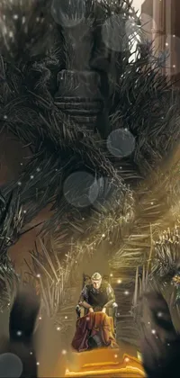 Light Art Christmas Ornament Live Wallpaper