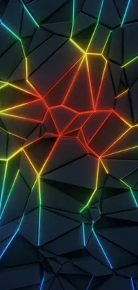 Looking for a mesmerizing phone live wallpaper? Check out this stunning digital art by Android Jones! Featuring a star-like shape created from colorful, glowing lights, this generative art wallpaper is perfect for those who appreciate modern and unique designs