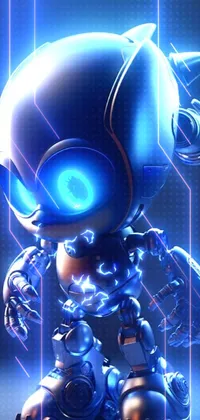 Download Angry Metal Sonic Art Wallpaper