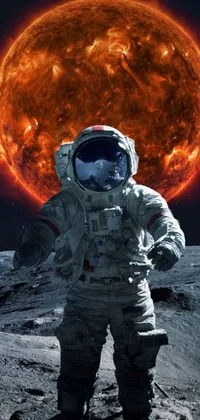 Transform your phone screen into an awe-inspiring space-themed artwork with this live wallpaper
