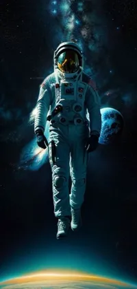 Light Astronaut Sleeve Live Wallpaper