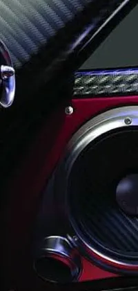 This digital live wallpaper provides a close-up look into the interior of a Mini Cooper
