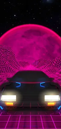 Light Automotive Lighting Purple Live Wallpaper