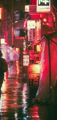 Get ready to enter a cyberpunk world with this stunning live wallpaper