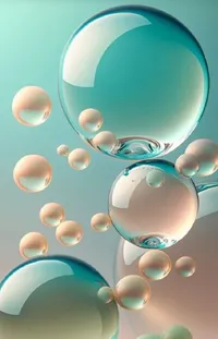 Light Azure Liquid Live Wallpaper