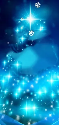 Light Azure Organism Live Wallpaper