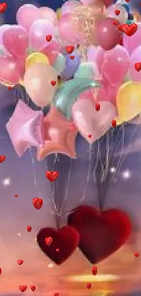 Light Balloon Petal Live Wallpaper