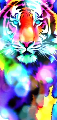 painted tigress  Live Wallpaper