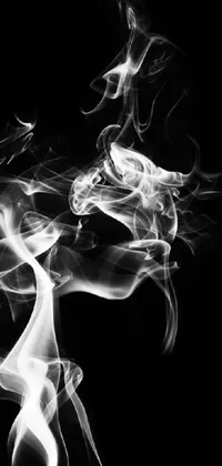 Wallpaper.wiki Neon Round White Smoke Light 4K