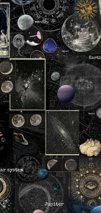 Light Black Astronomical Object Live Wallpaper