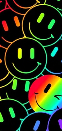 Light Black Smile Live Wallpaper