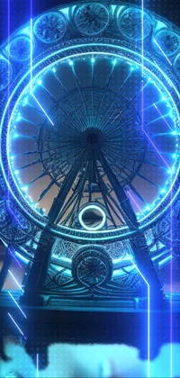 Elevate your phone's screen with the stunning Ferris wheel live wallpaper for Android